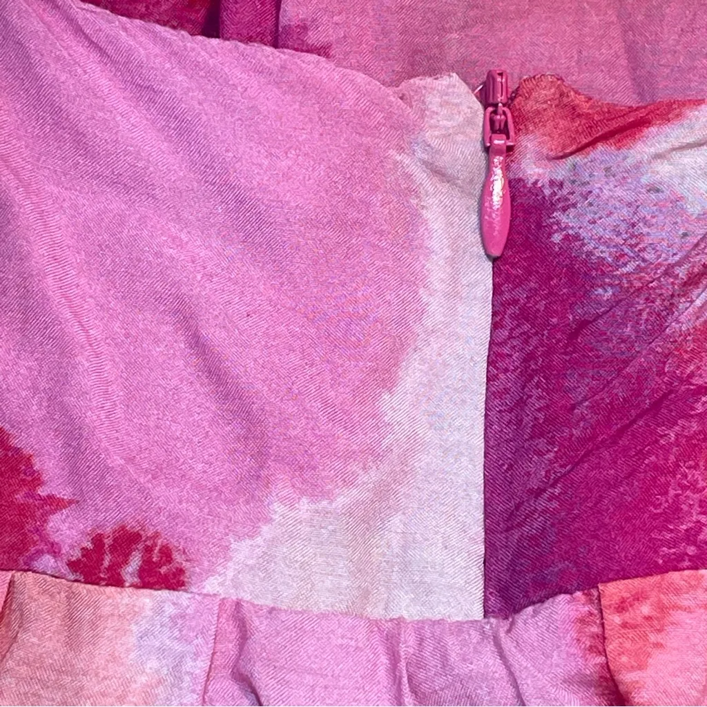 Denali InWear Freyah Top Chic Pink Floral Women's Blouse L 12 Painterly Print - Image 5