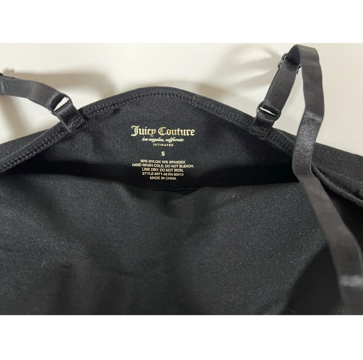 Juicy Couture Diamond ‘Juicy’ Sports Bra Bralette Crop Top Lingerie Size S 💎 - Image 5