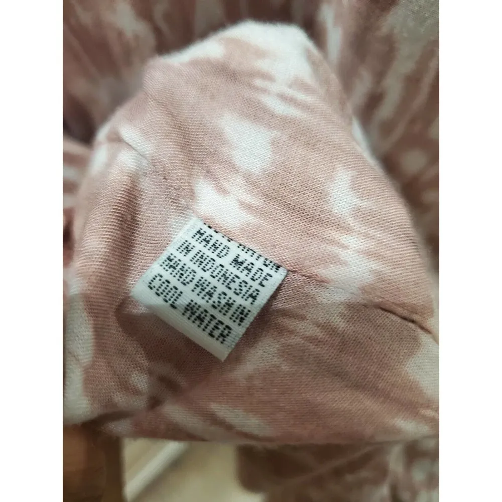 Tiare Hawii Women's Pink Kimono Sleeve Open Front Ruffle Cardigan One Size - Image 9