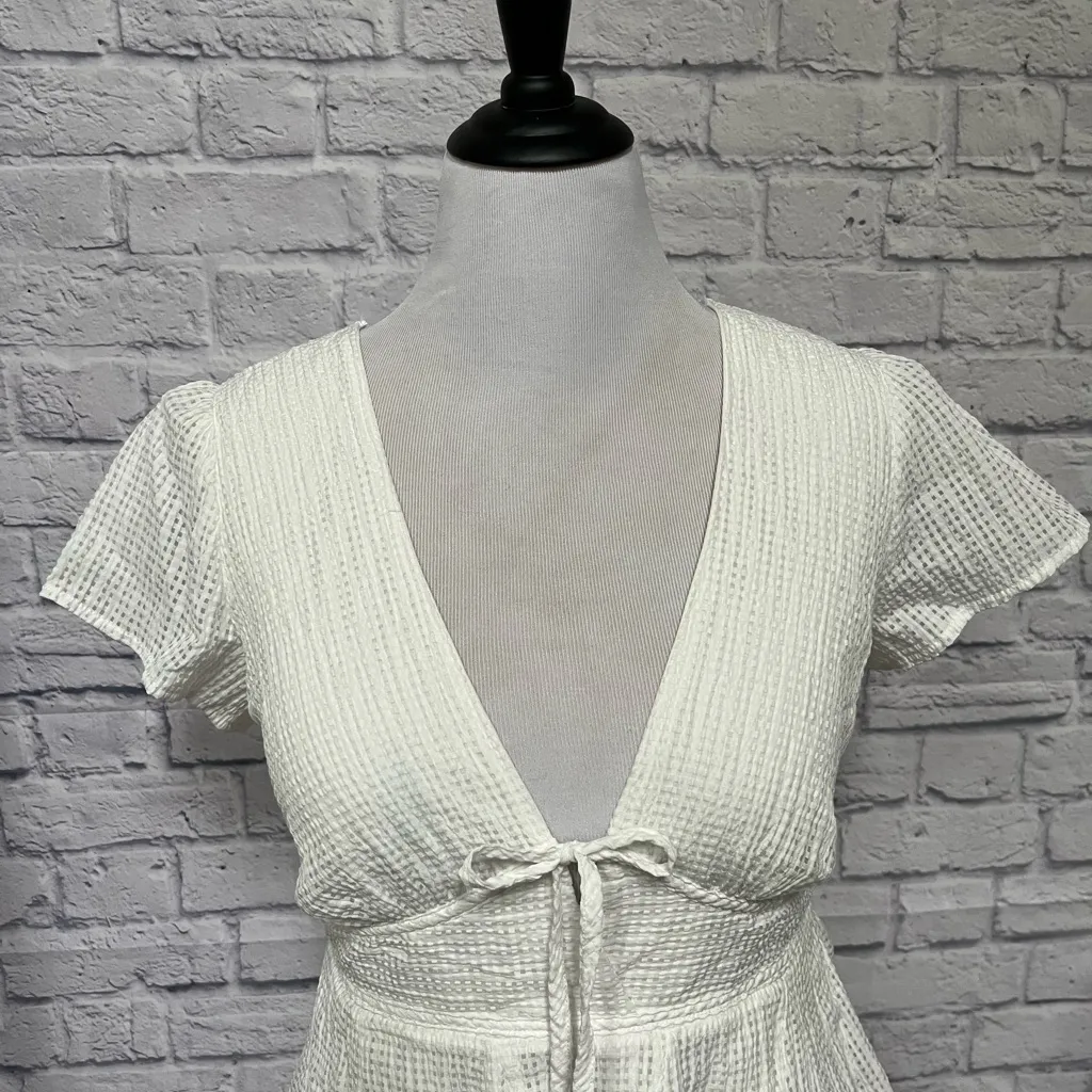 Lulus white party Dress Size XL  Shower Wedding spring summer sundress - Image 2