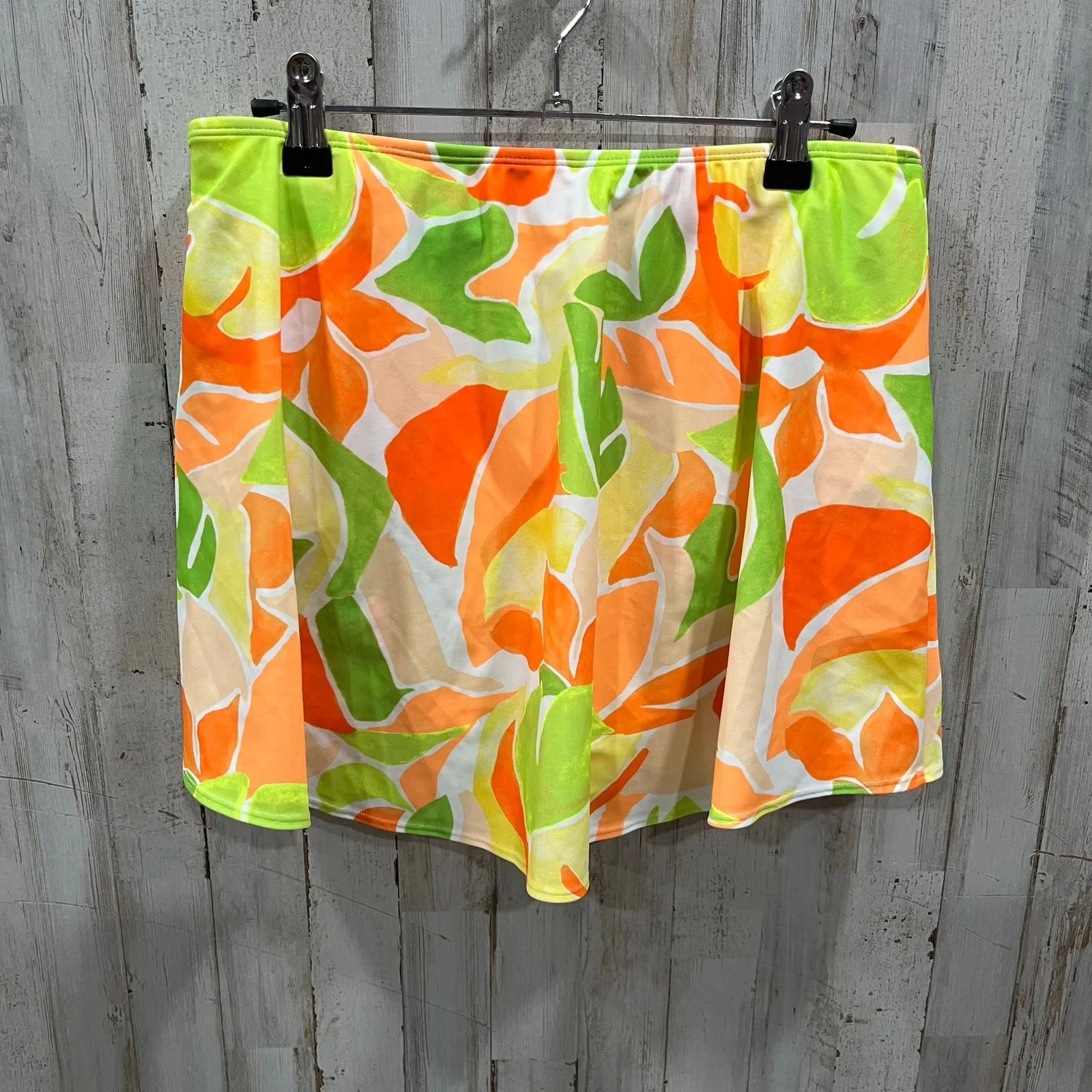 New! Old Navy Tropical Print Sarong Swim Skirt Knot Womens Large Beach Summer - Image 4