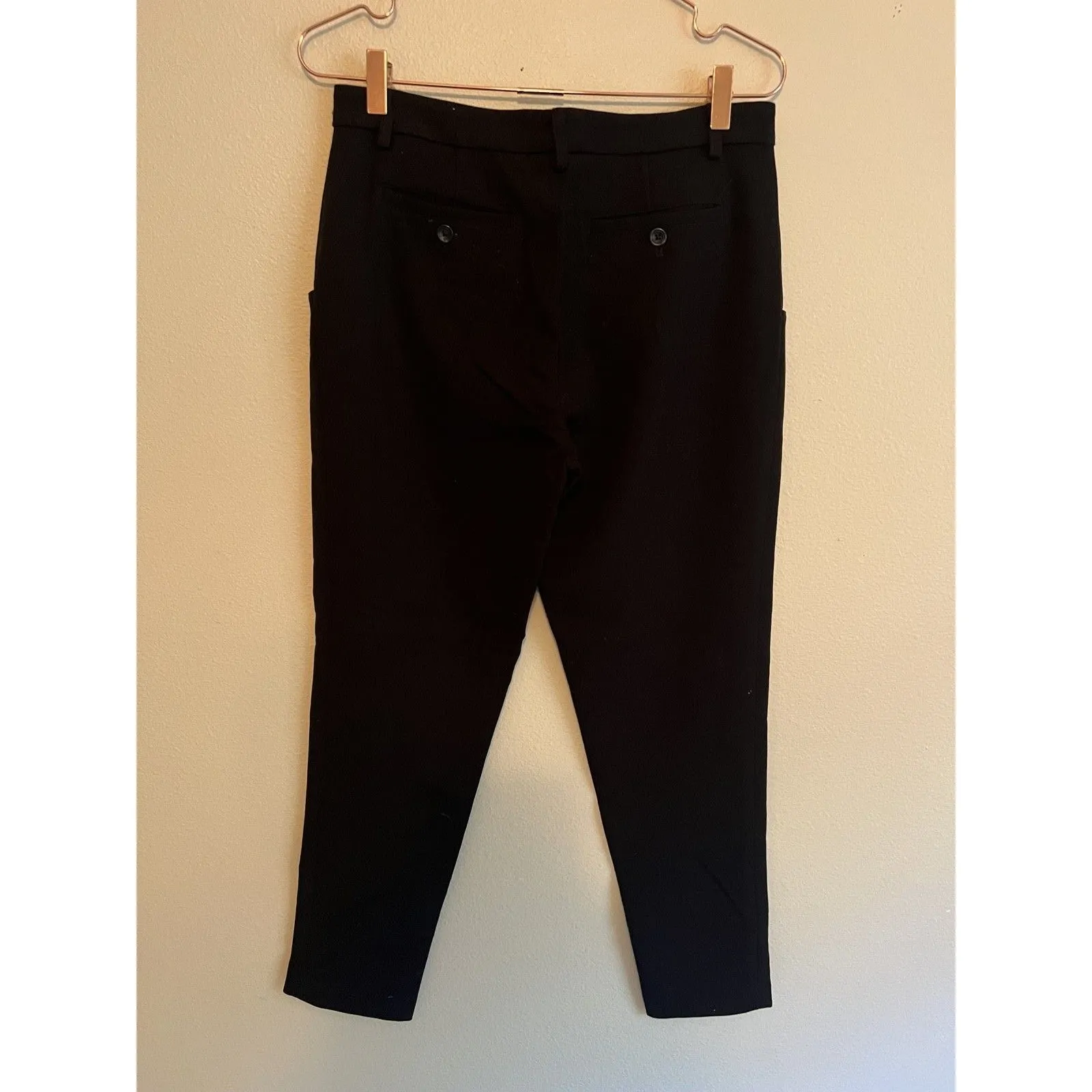 Peruvian Connection Black Casual Pants Women's Size 6 - Image 4