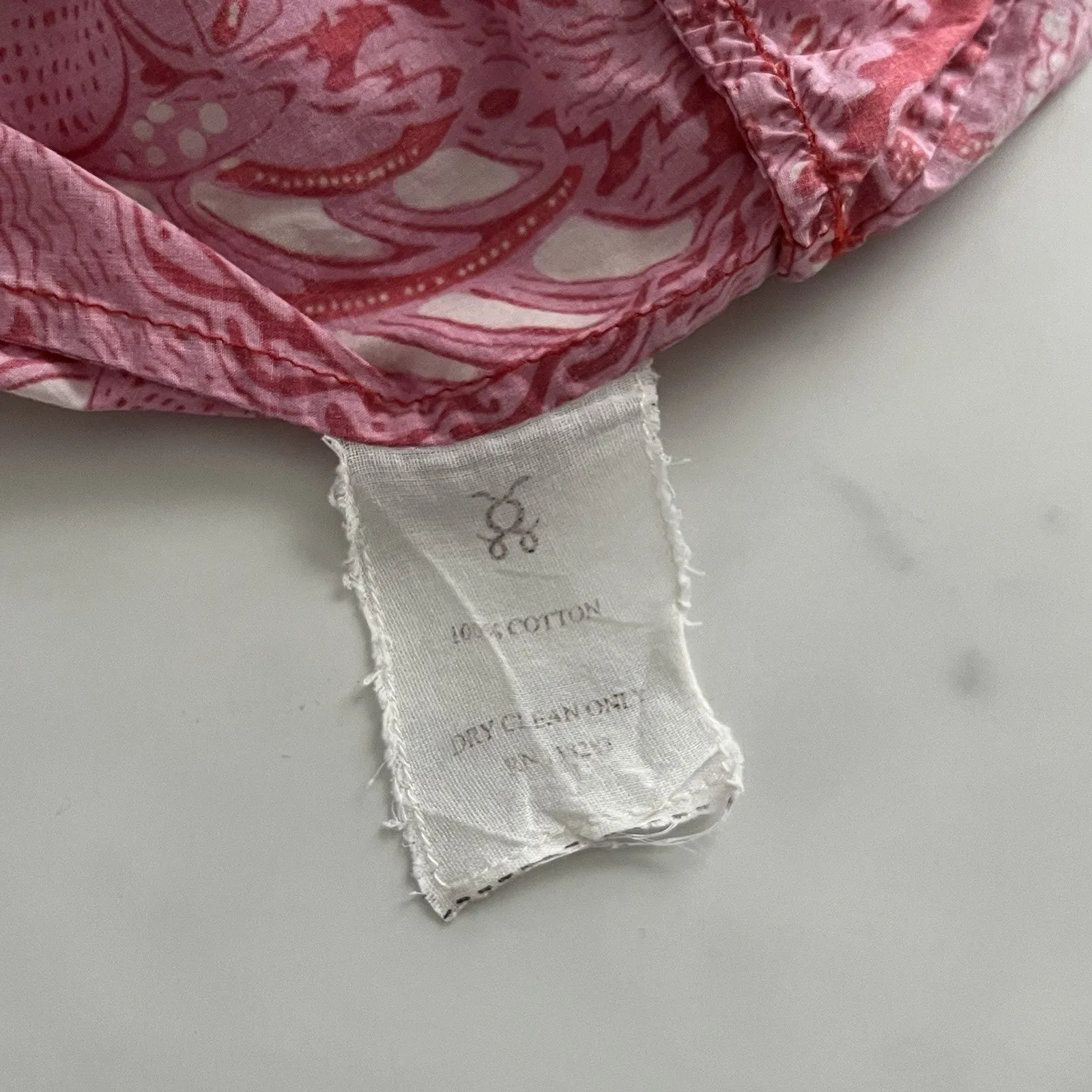 FIGUE Indira Tiered Maxi Dress Size L Pink Cotton Cinch Waist Coastal Boho Chic - Image 7