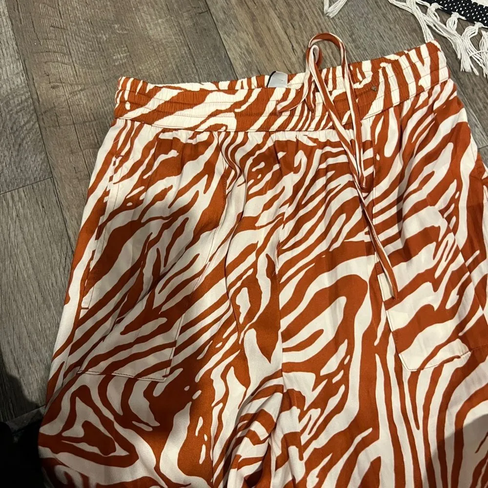 Joie brown zebra print pants size XS - Image 5