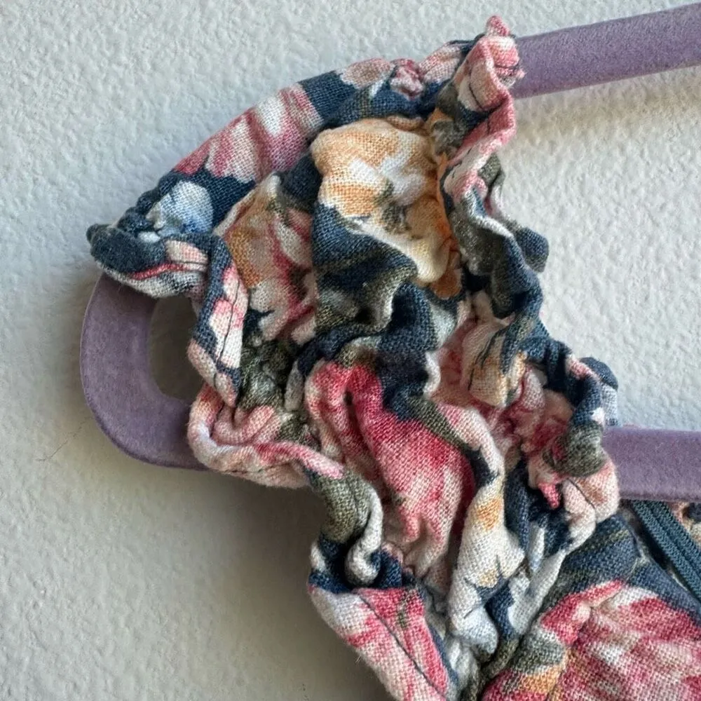 Abercrombie & Fitch Floral Off The Shoulder Mini Bustier Dress Size XS PETITE - Image 5