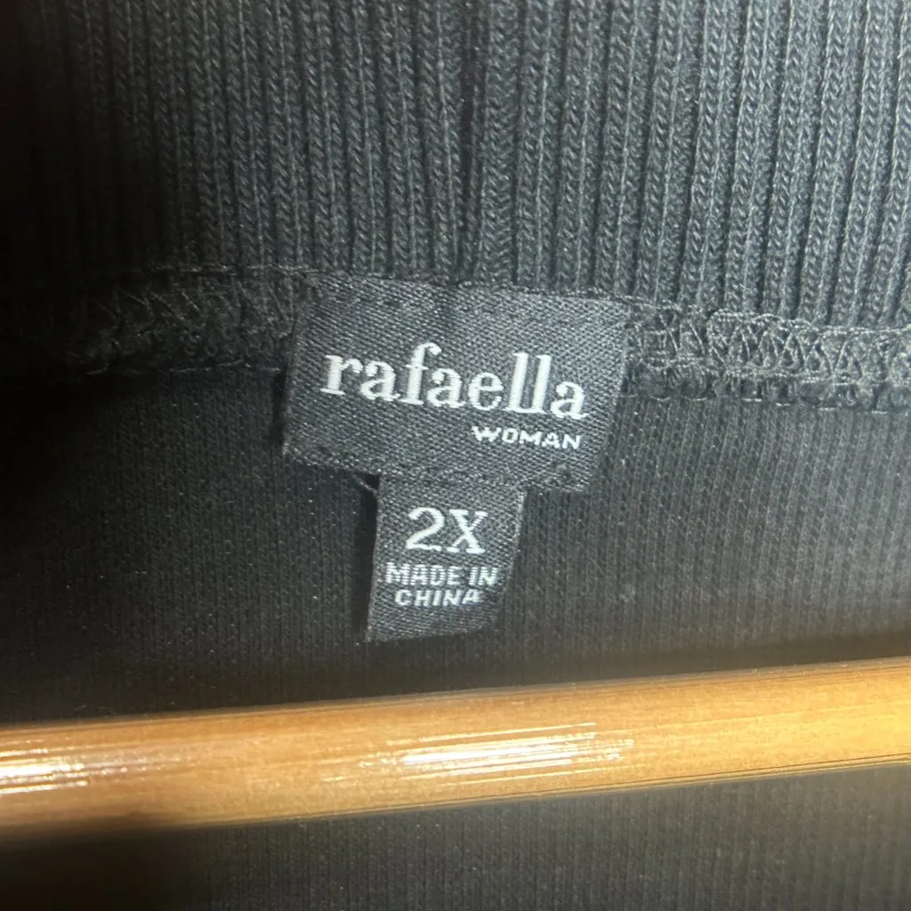 EUC Rafaella Woman's Black Turtle Neck Sweater Size XXL - Image 6