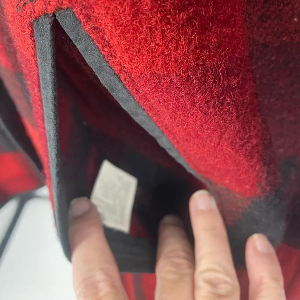 Woolrich‎ vintage buffalo plaid coat, wool size Medium - Image 4