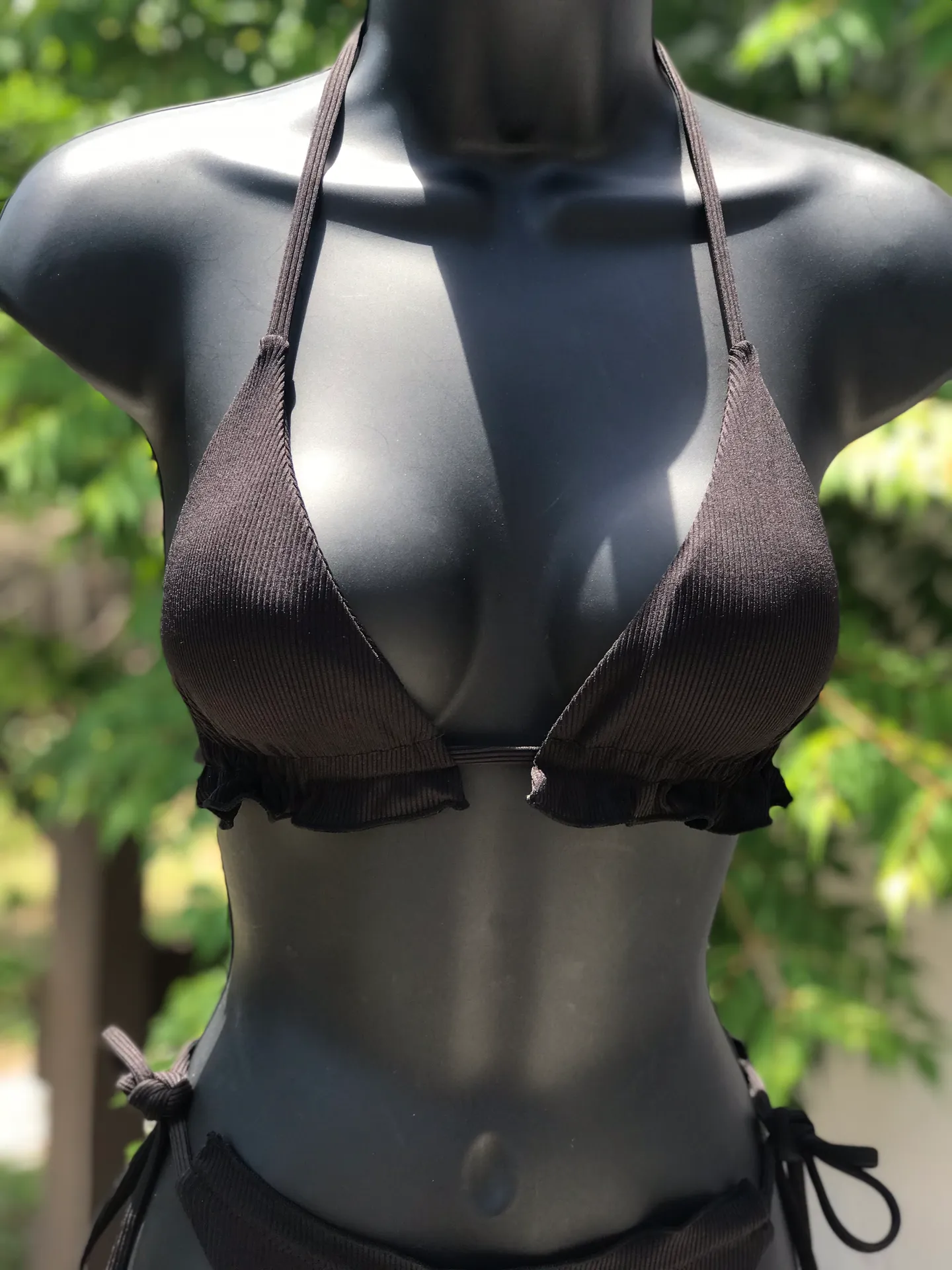 Black Two Piece Bikini Set - Image 6