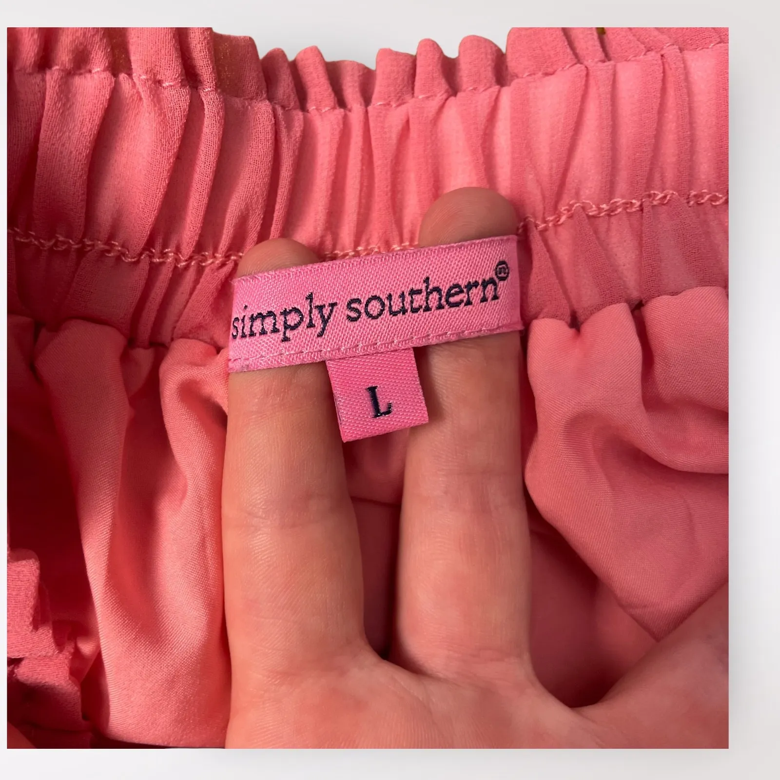 Simply Southern Barbie Pink Coquette Tulle Mini Skirt‎ Size L - Image 2