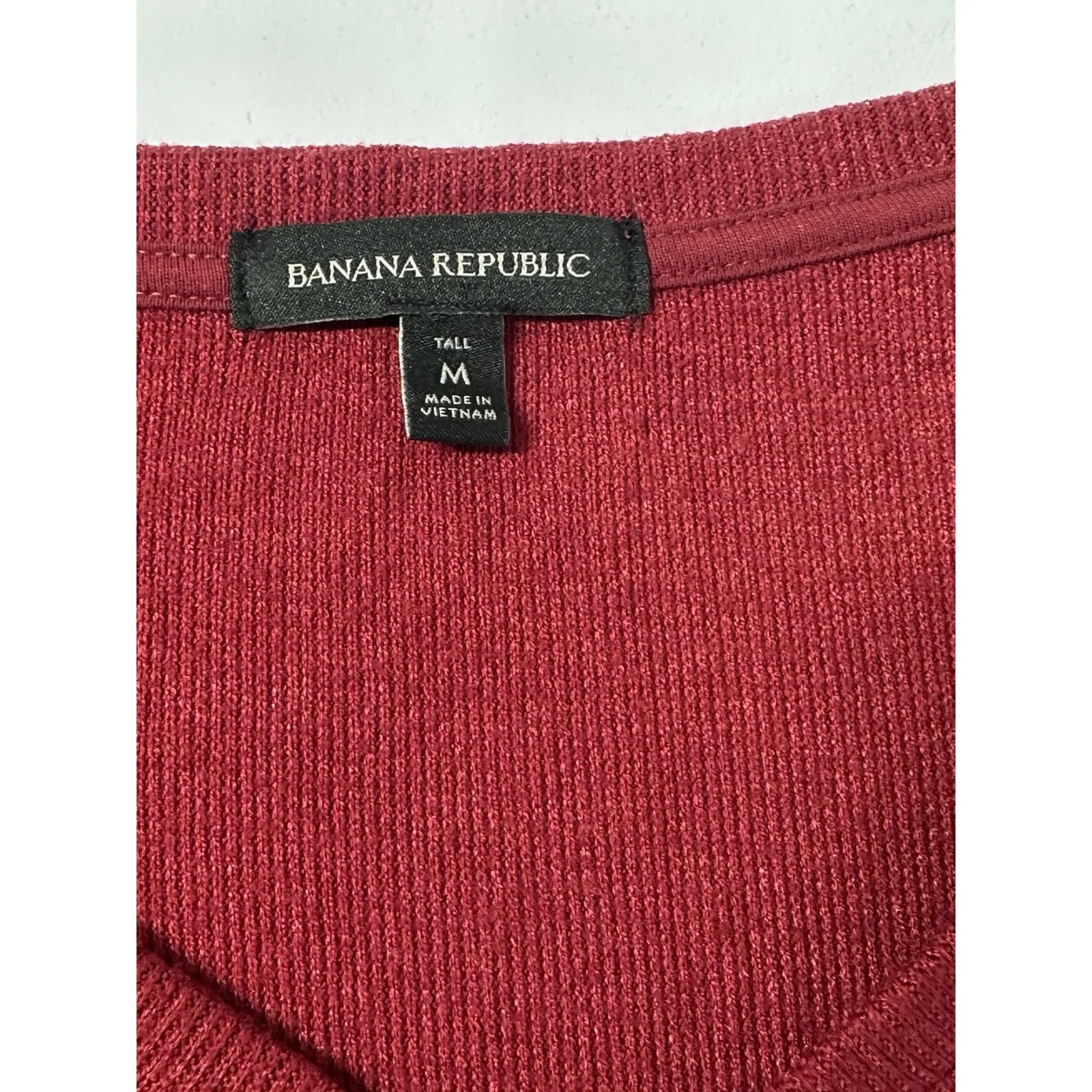 Banana Republic Maroon Maxi Wool Blend Sweater Dress, Sz: M Tall (b15B) - Image 5
