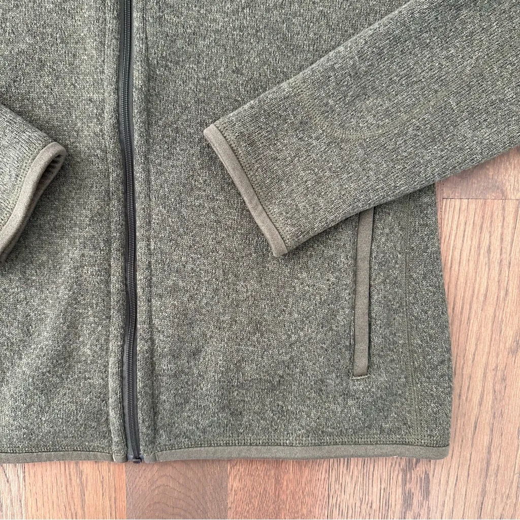 EUC Patagonia Women's Better Sweater Full Zip Fleece Jacket Industrial Green M - Image 2