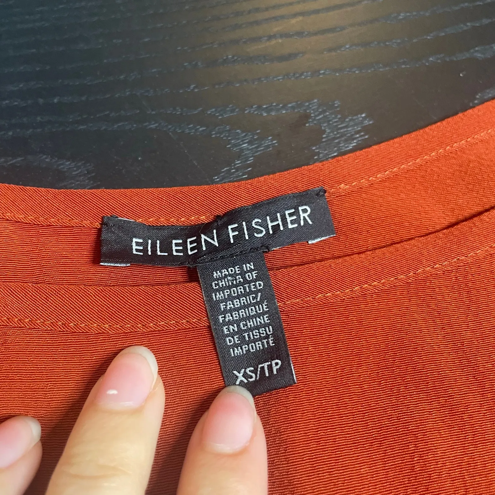 EILEEN FISHER Tencel Viscose Crepe‎ Camisole Knee Length Slip Dress Size XS - Image 3