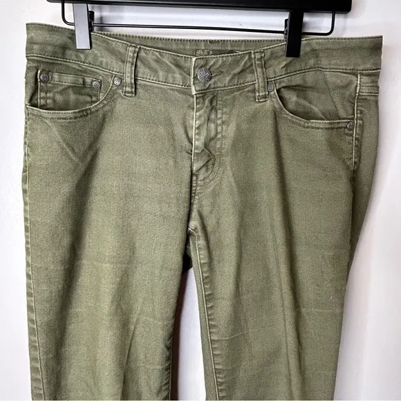 Prana‎ Kara Jeans Olive Green Size 8/29 - Image 6