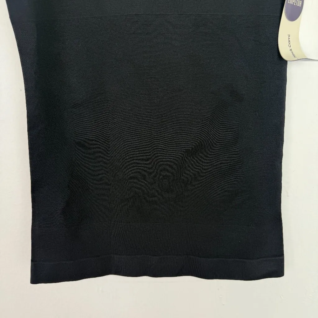 NWT Shapermint Empetua Scoop Neck Cami Tank Top Black Size Large L NEW - Image 4