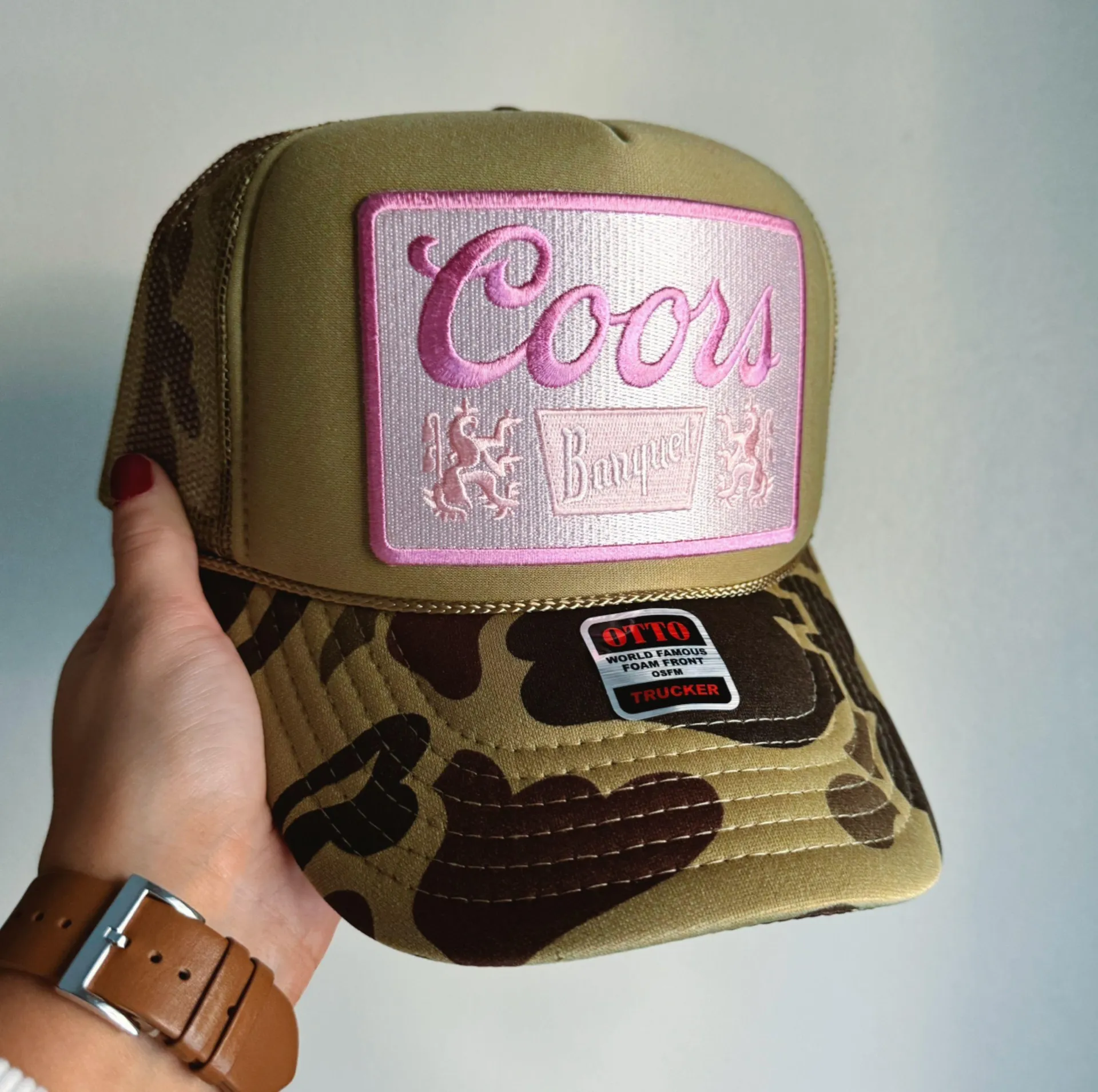Coors Trucker Hat Green - Image 2