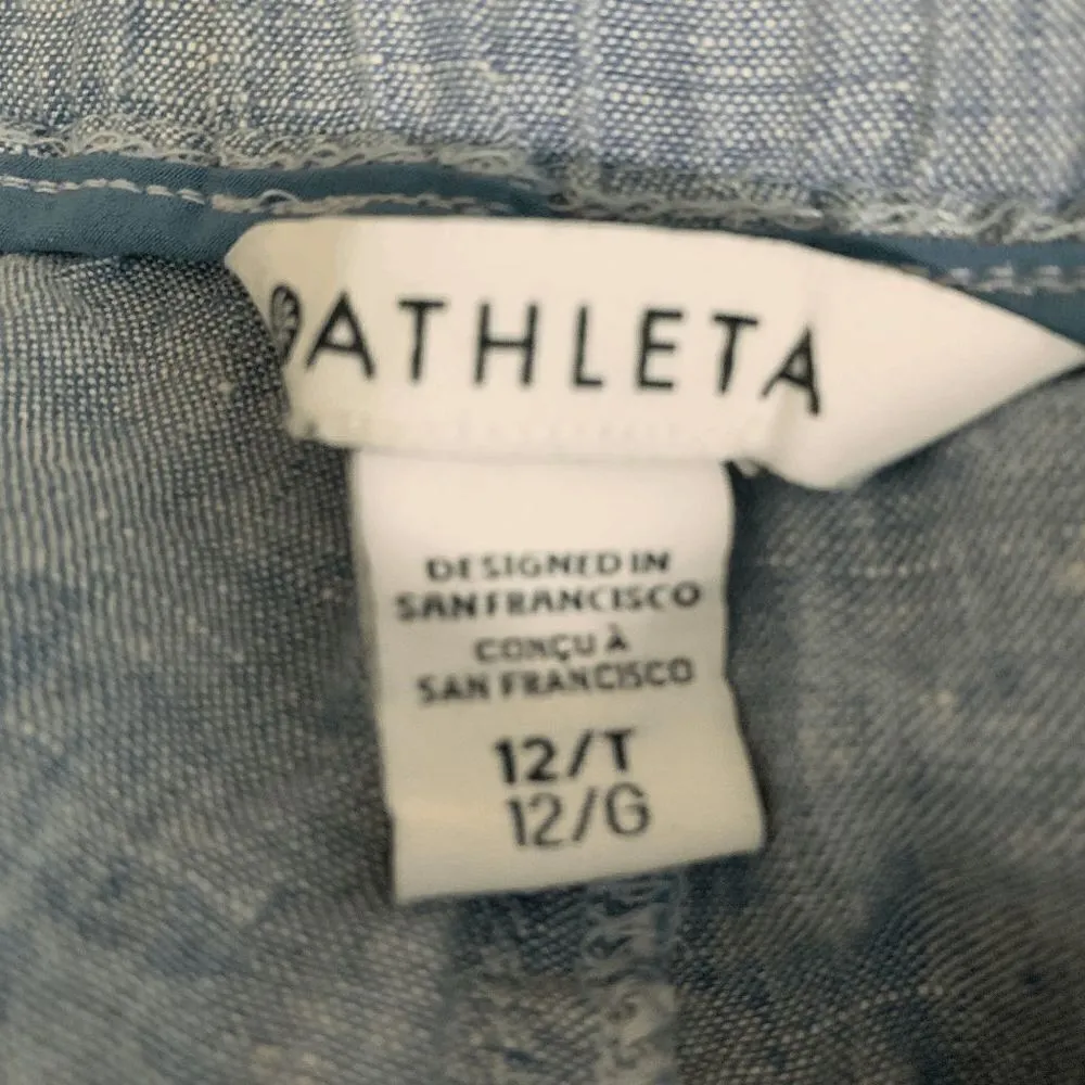 Athleta Linen Pull On Elastic Waist Pant - Image 7