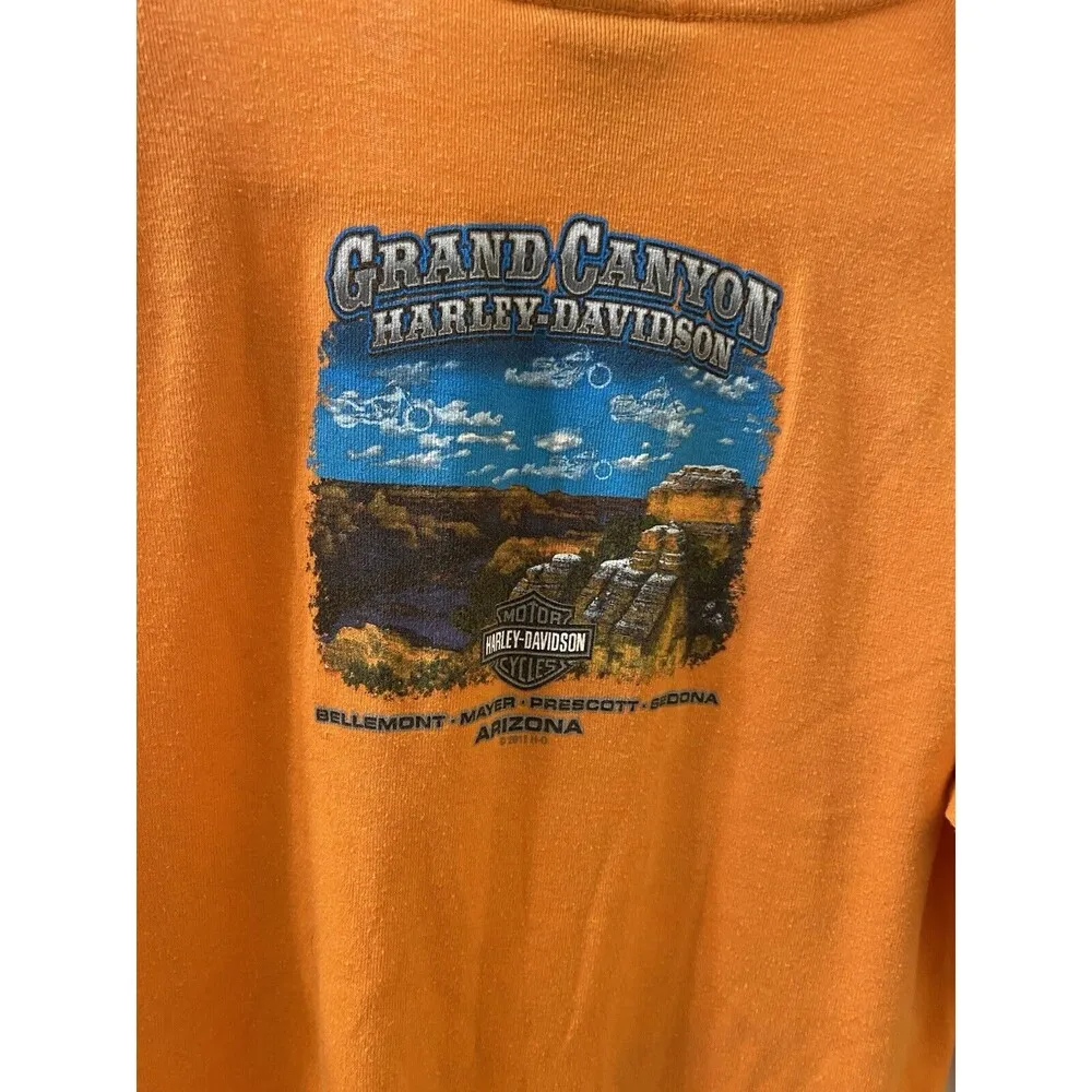 Long sleeve Harley Davidson women’s shirt Size M  Grand Canyon Arizona - Image 6