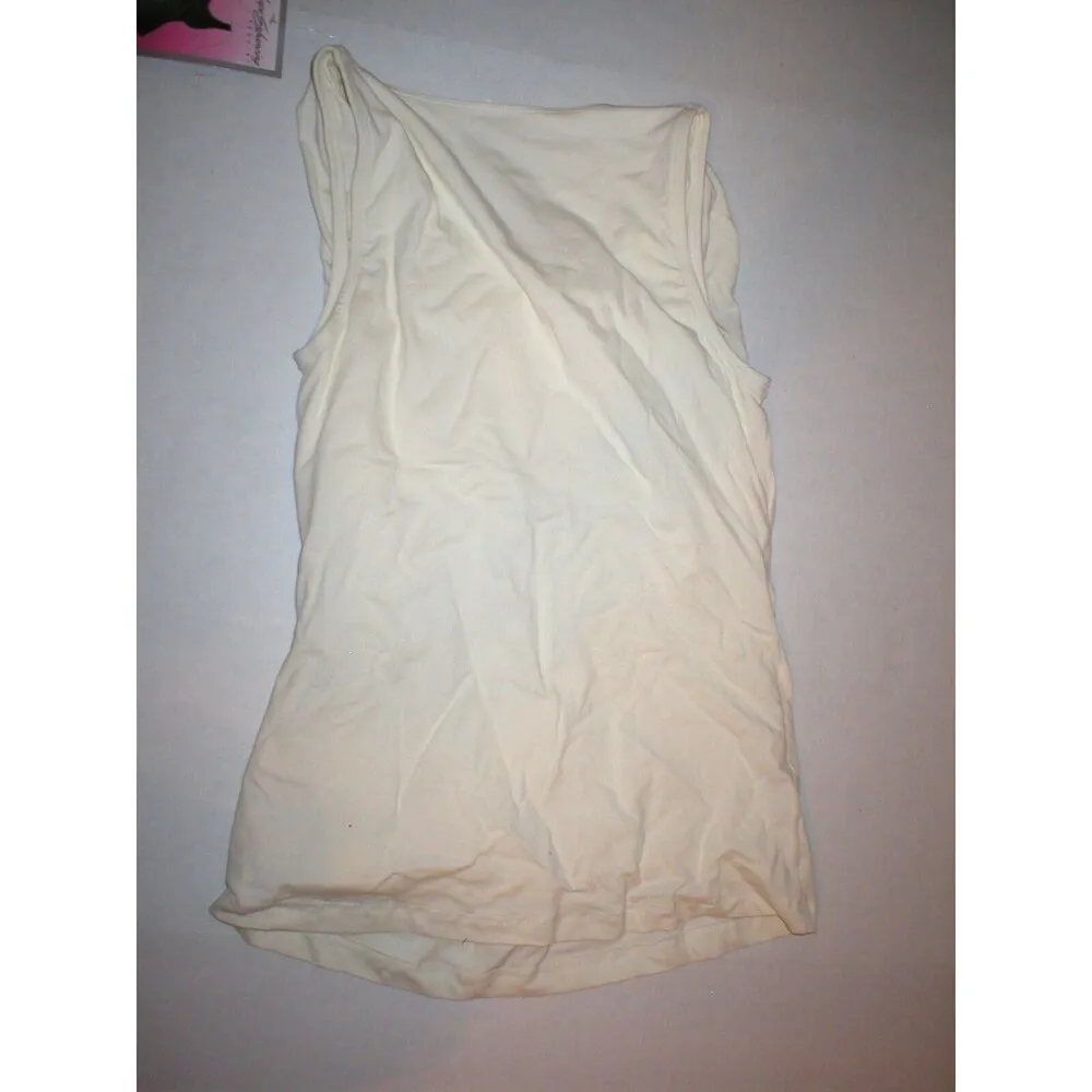 New NWT Womens Marika Bra Top Tank Yoga Pilates XS Off White Shape Tummy Control - Image 3