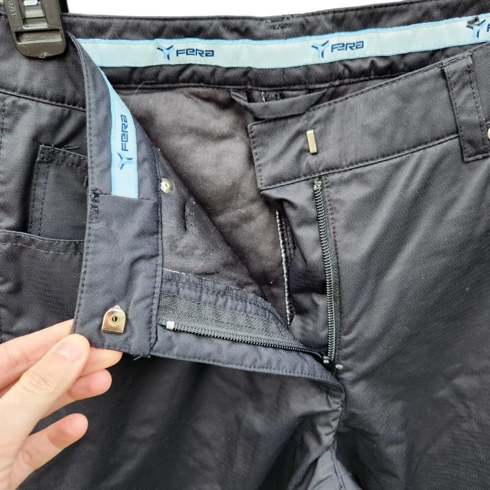 Fera Womens Size 8R Black Ski Snowboarding Insulated Warm Pants Wide Leg Winter - Image 5