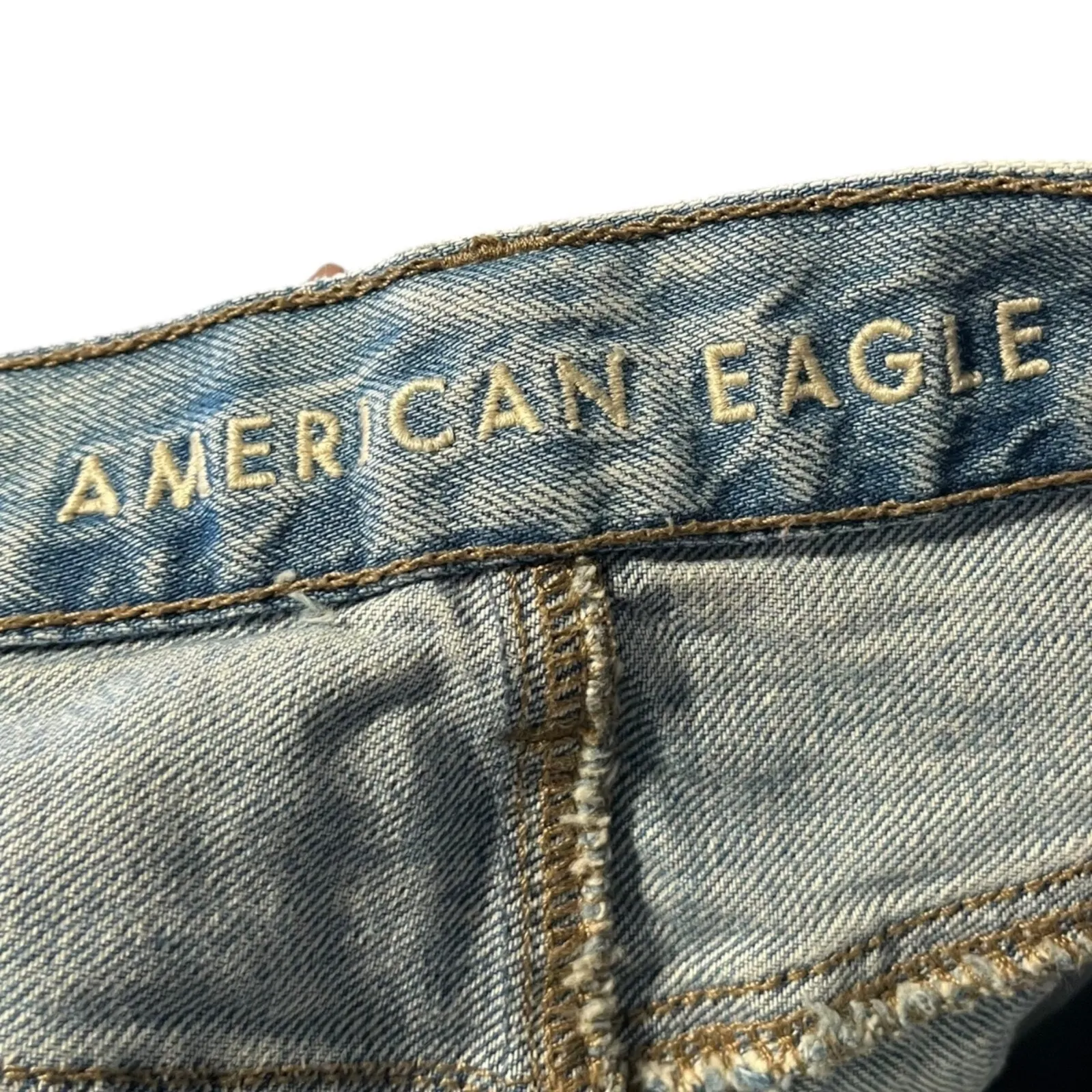 American Eagle Mom Short Women's 6 Denim Jean Distressed Shorts‎ Casual Summer - Image 7