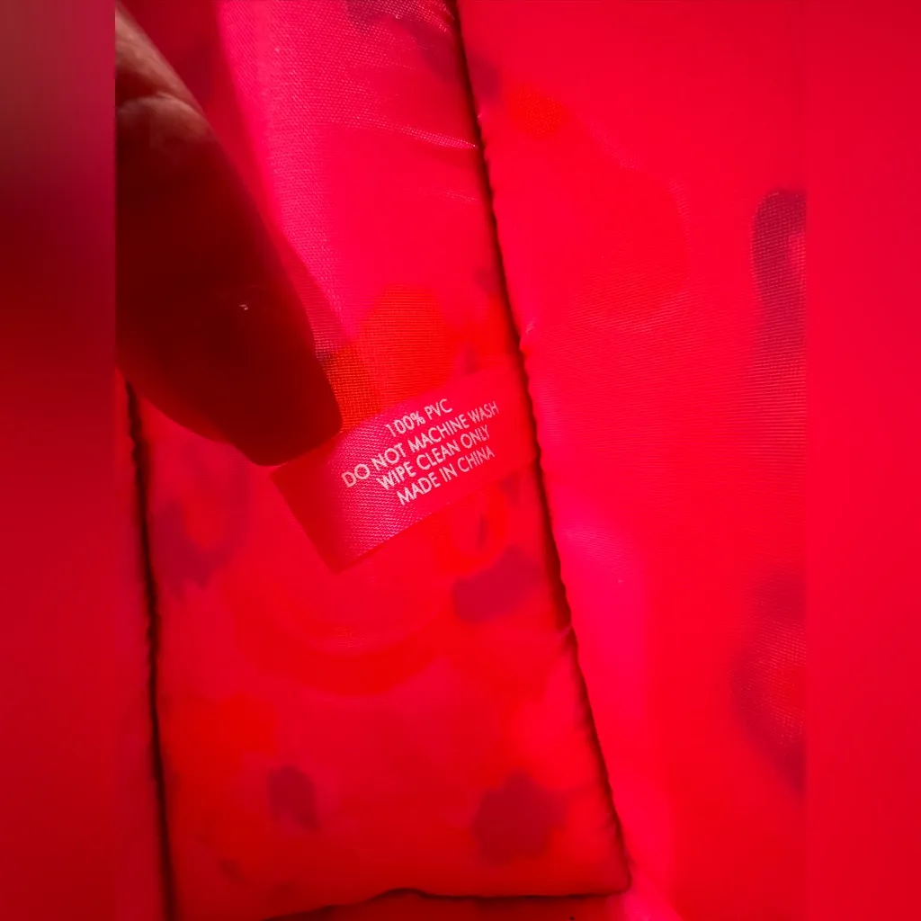 Lilly Pulitzer for Estée Lauder Pink and Gold Floral Makeup Bag - Image 7