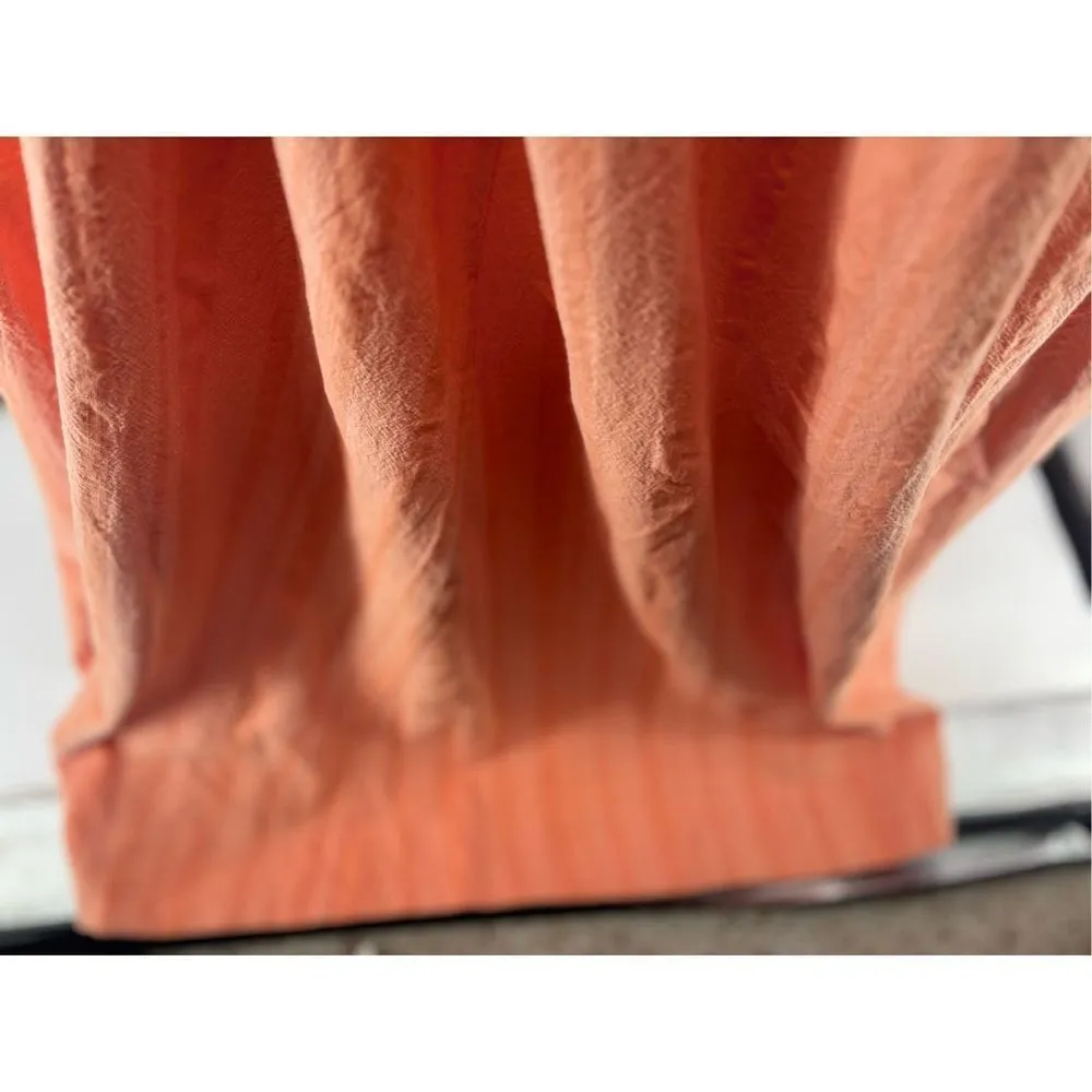 Free People NWT All For Sun Maxi Dress Coral Pink Women’s Size Small Pockets - Image 7