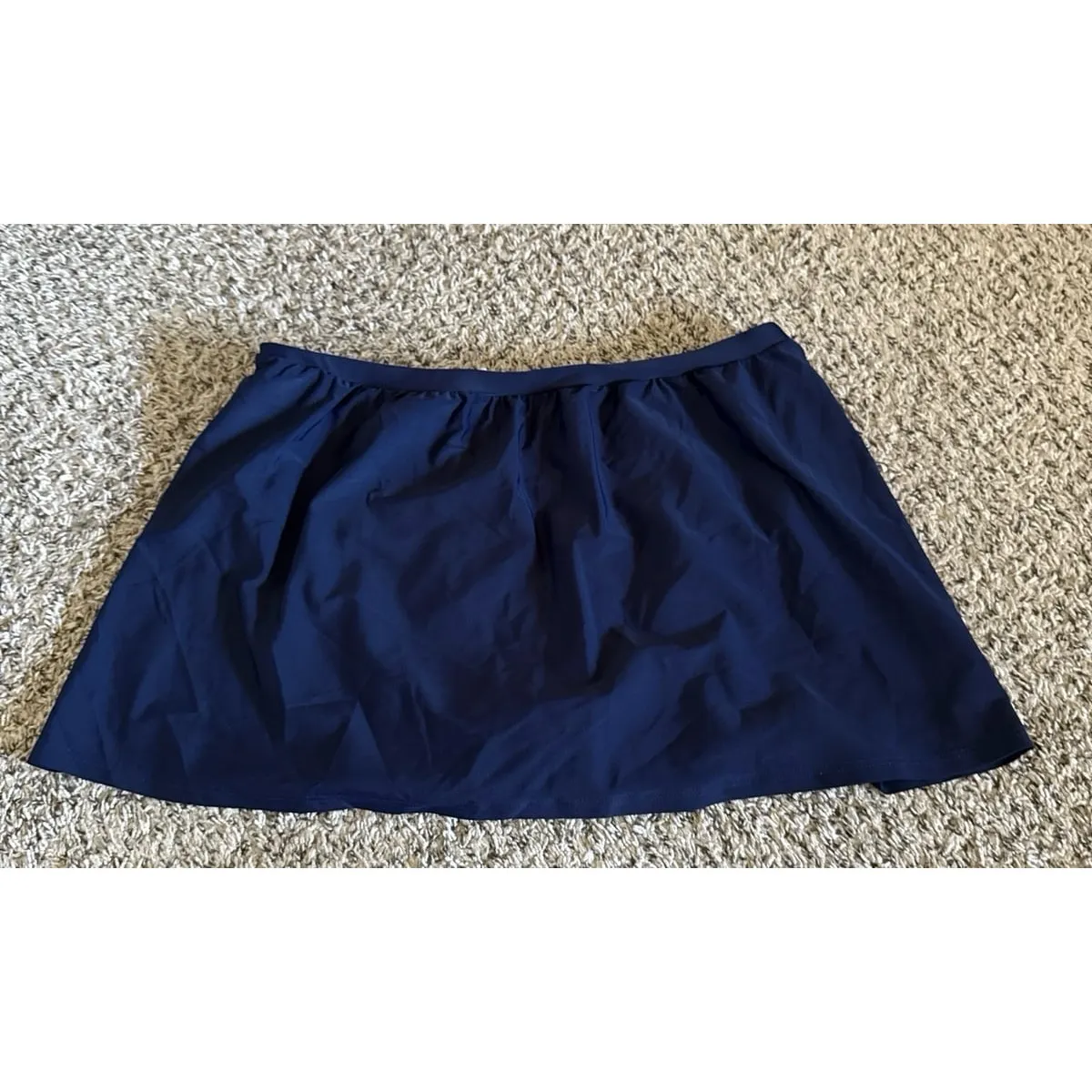 Croft‎ & Barrow Women's Navy Blue Skirt Swimsuit Size 20W - Image 5