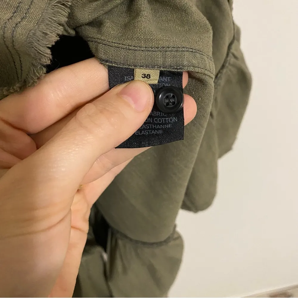 Isabel Marant Etoile Olive Green Wrap Dress size 38 - Image 6