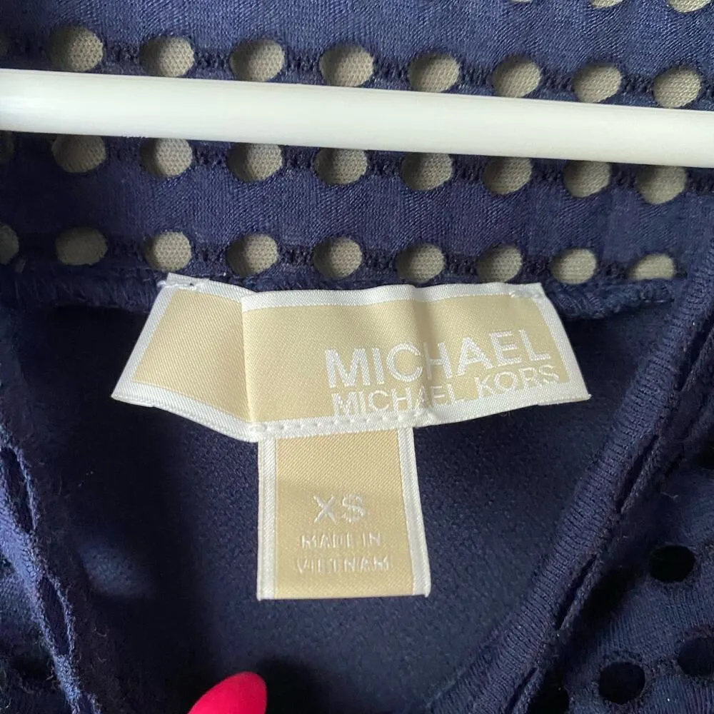 Michael‎ Kors sz XS mesh shift jersey shirt dress - Image 4