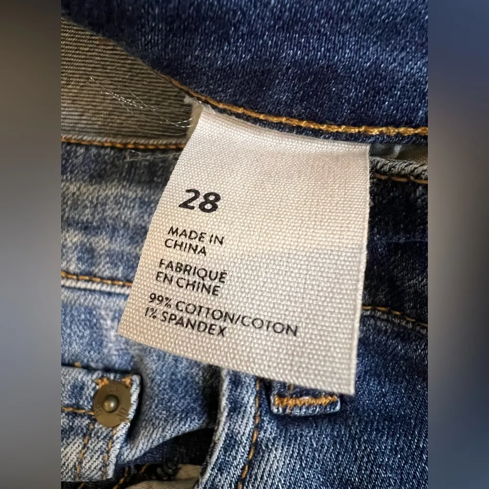 BP Nordstrom Women's Mid-Rise Straight Leg Cropped Jeans 28 - Image 3