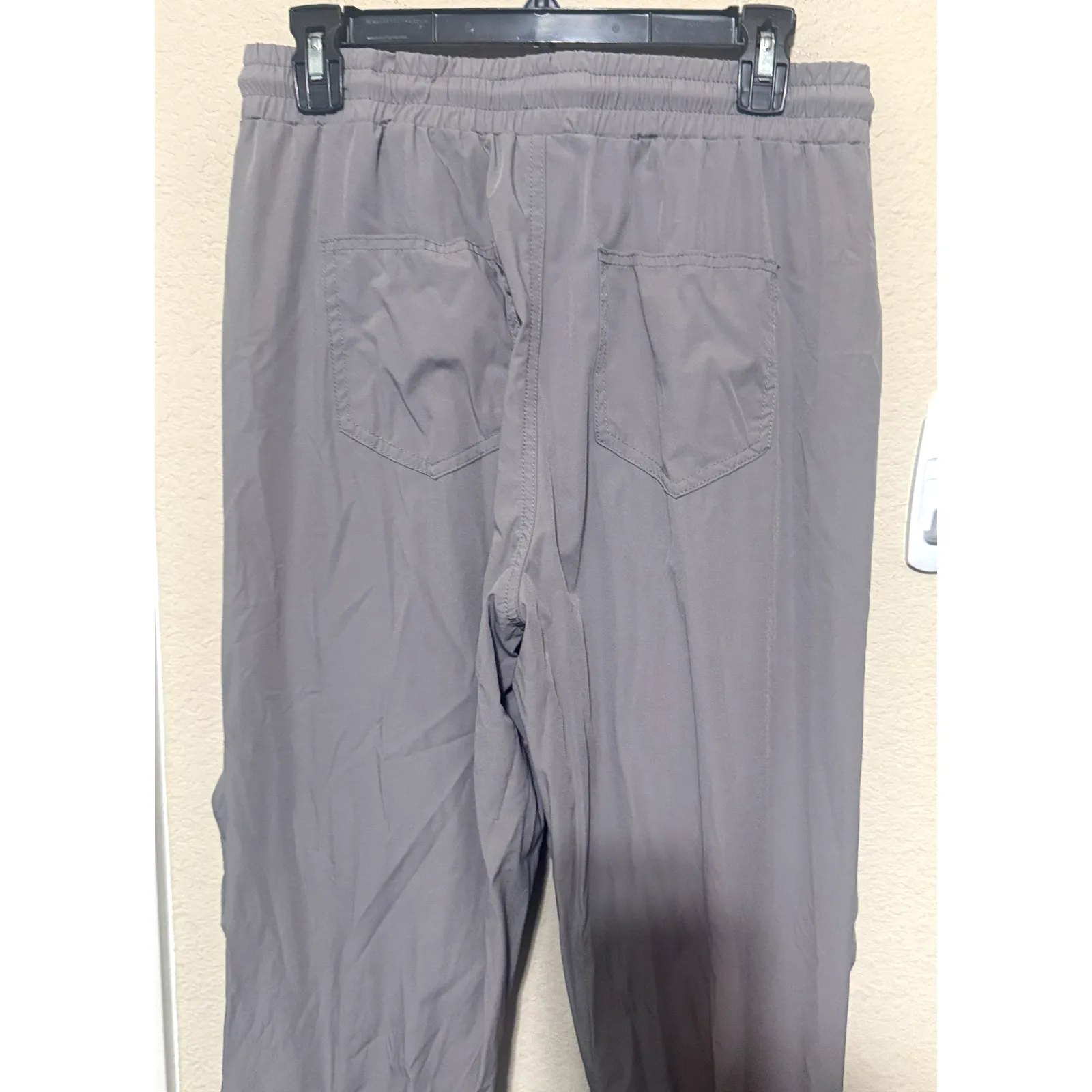 American Bazi Gray Cargo Pants Parachute baggy Punk Grunge womens sz L utility - Image 5