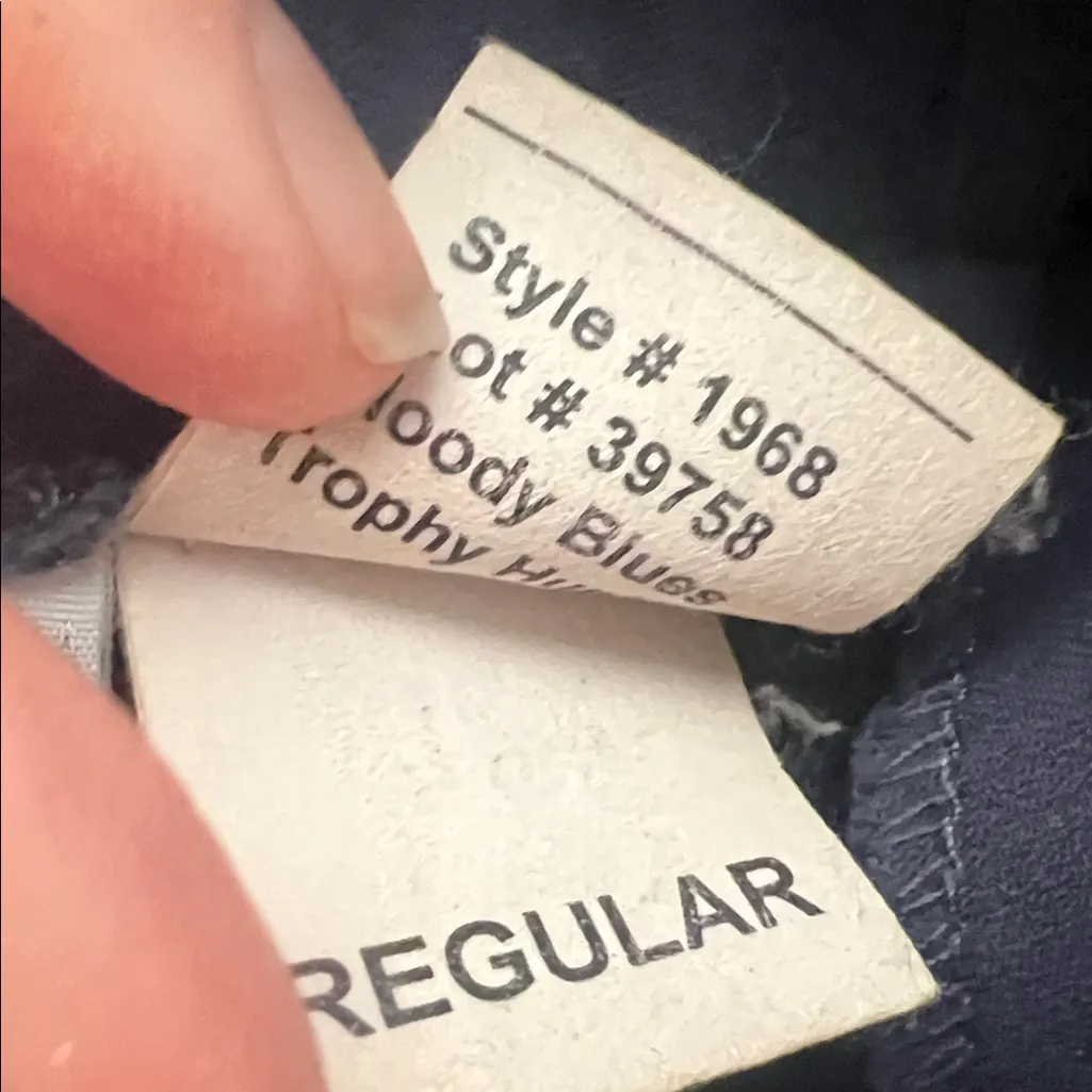 The Tailored Sportsman trophy hunter riding breeches style 1968 moody blues 24R Blue Size 24 - Image 15