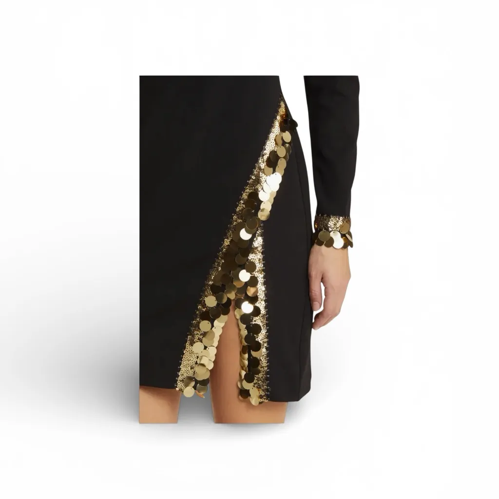 Vince Camuto Long Sleeve Sequin Jersey Mini dress Size 6 NWT - Image 11