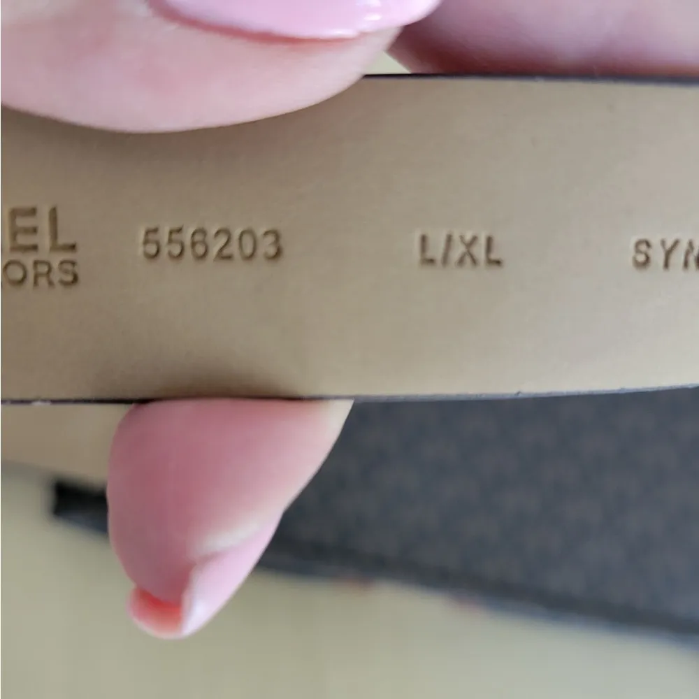 Michael Kors Blue and Brown Belt Bag - Image 3