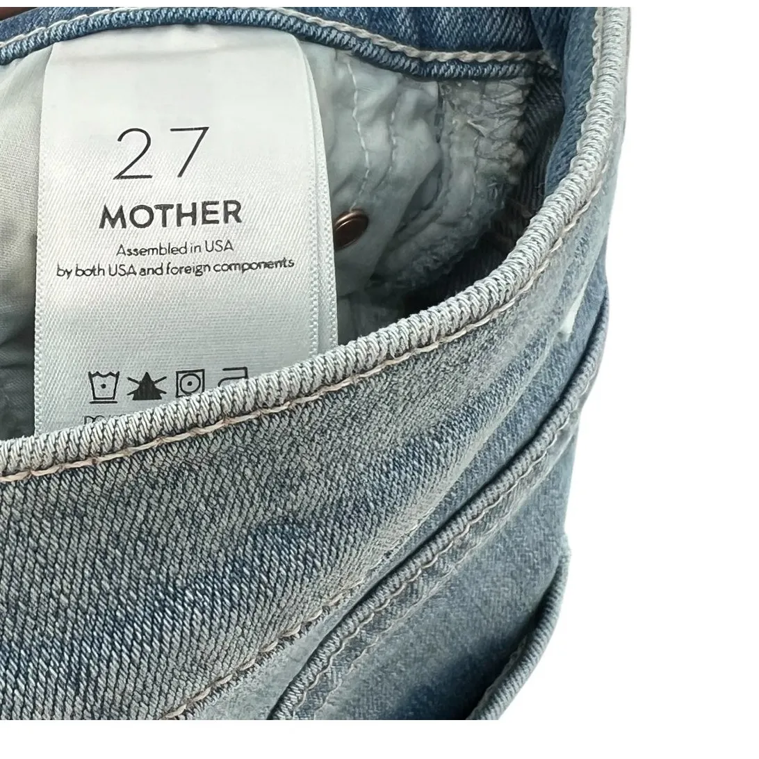 Mother Denim The Tomcat Bermuda Shorts Jackpot Wash Denim Blue Size‎ 27 - Image 13