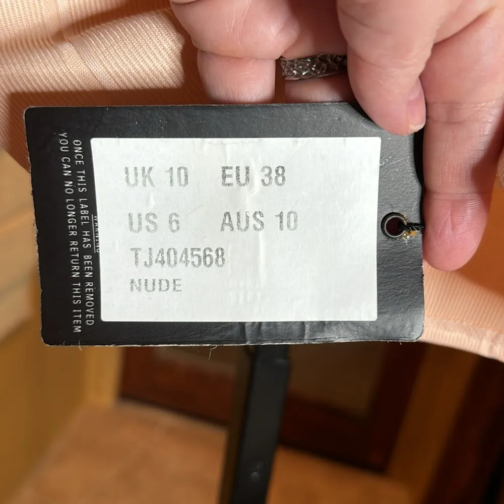 NWT Missguided Blush Pink Ribbed Crop Top Size 6 - Image 5