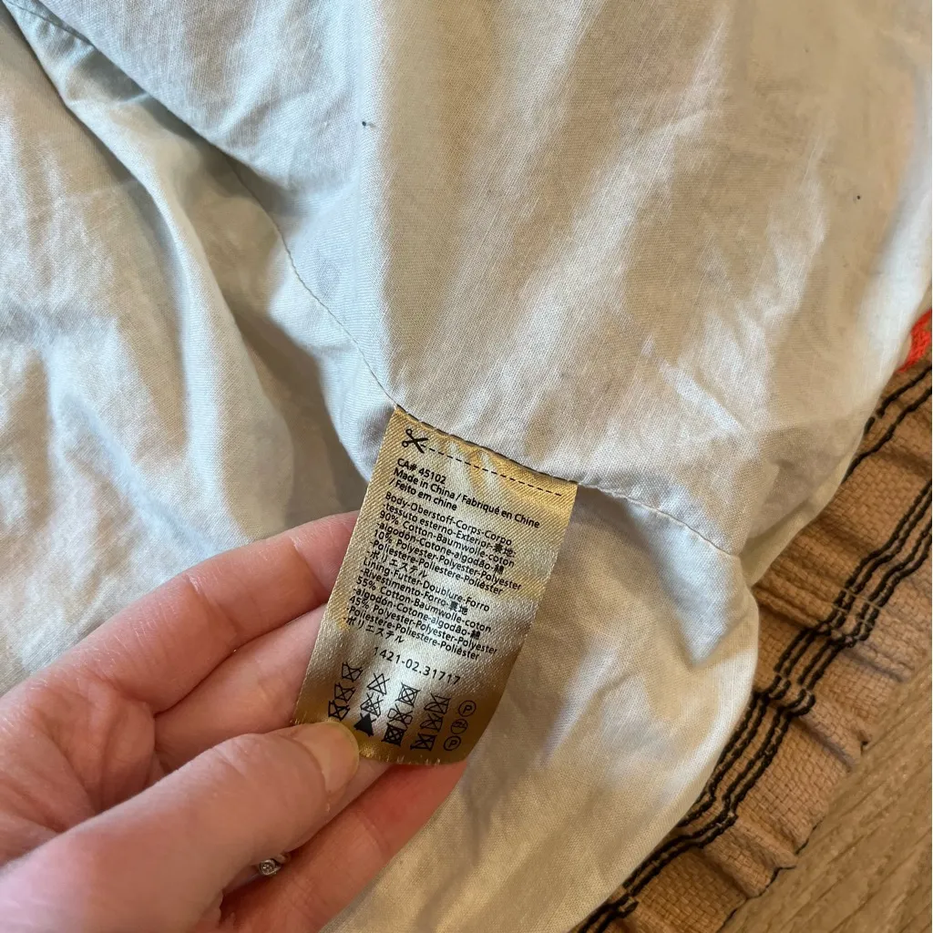 NEW Maison Scotch & Soda Nomade Cotton Striped Bomber Jacket Size 3 (8-10) - Image 3