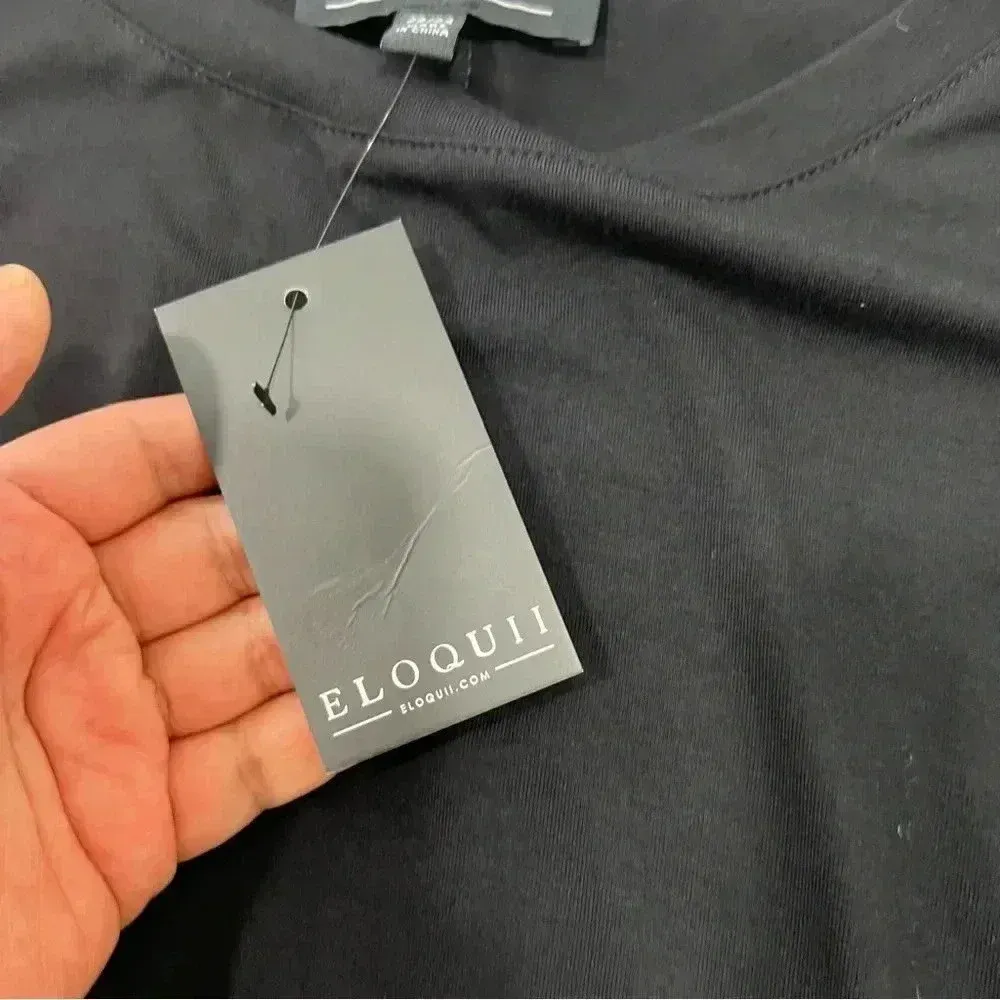 Eloquii  Blouse Draped Front 22/24 - Image 7