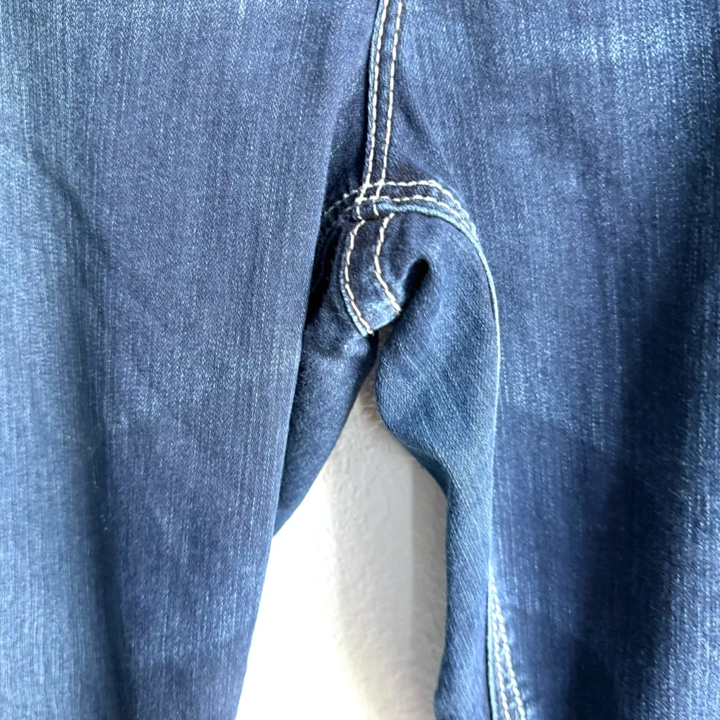 Silver Womens Jeans Denim Blue Suki High Rise Super Skinny Thick Stitch Size 20 - Image 8