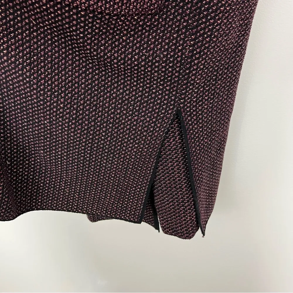 Zara Long Metallic Thread Knit Cardigan Size Small - Image 7