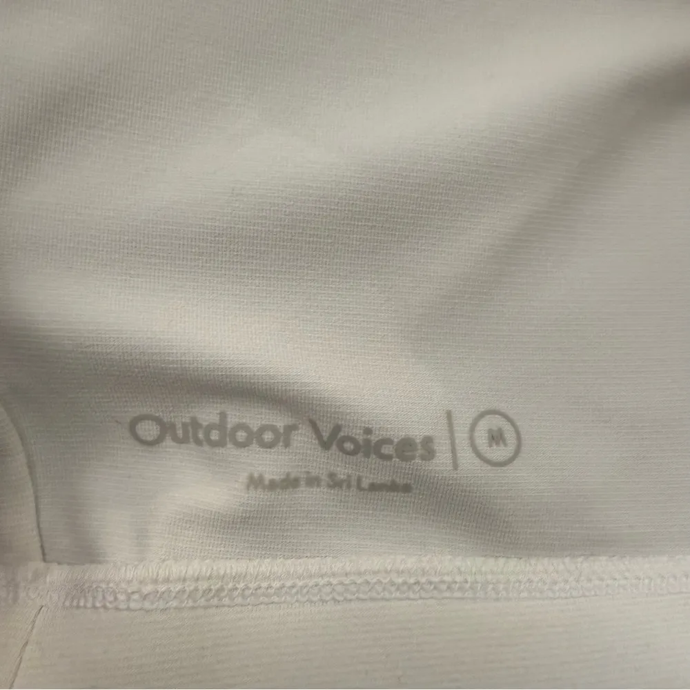 Outdoor‎ Voices Warmup Collared Crop Top Size Medium - Image 5