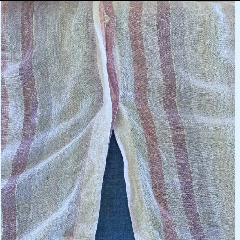 RAILS Sydney Sahara Stripe‎ Button Down Top w/ Split Back - S - Image 12