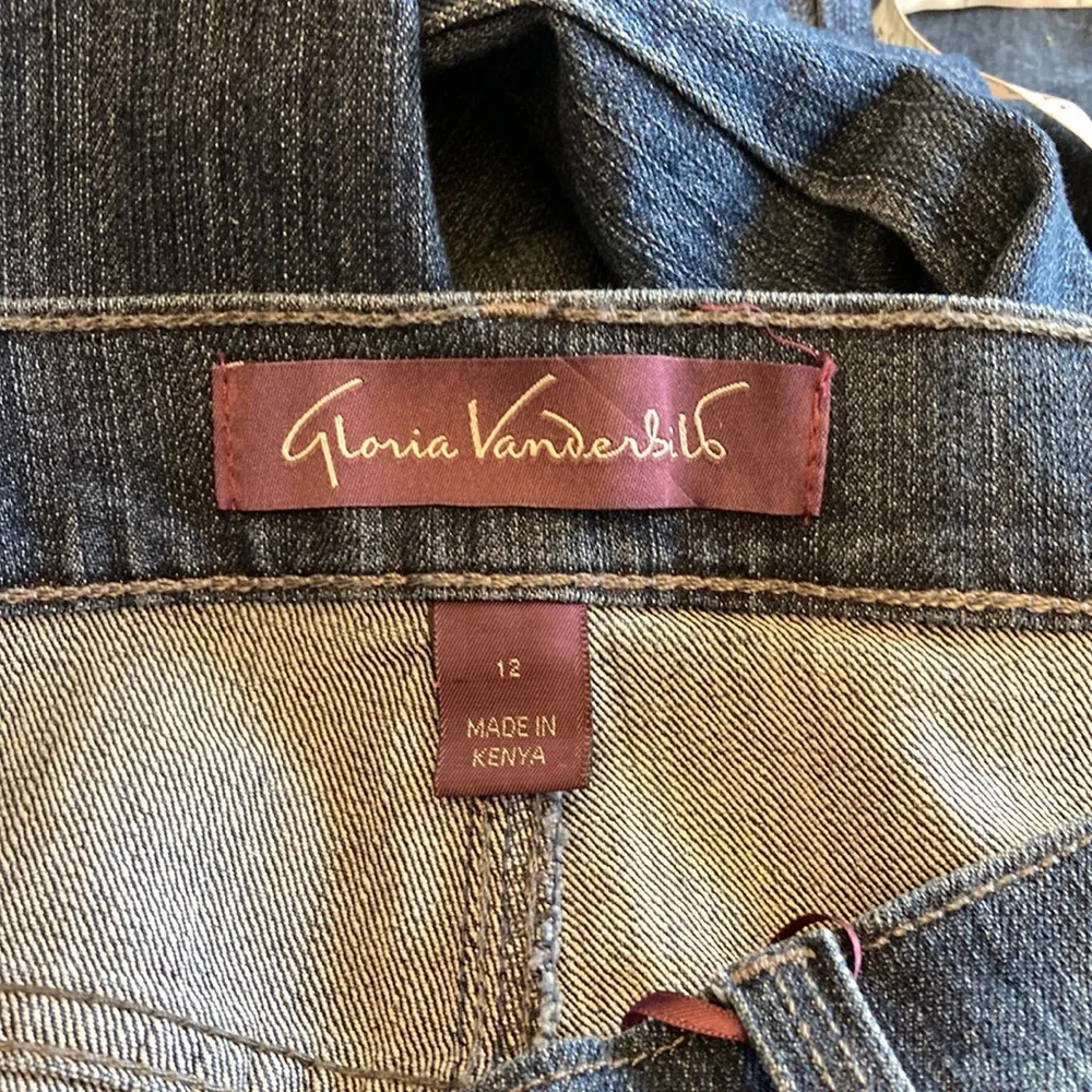 NWT Gloria Vanderbilt size 12 Amanda Blue jeans Classic Fit Tapered - Image 10