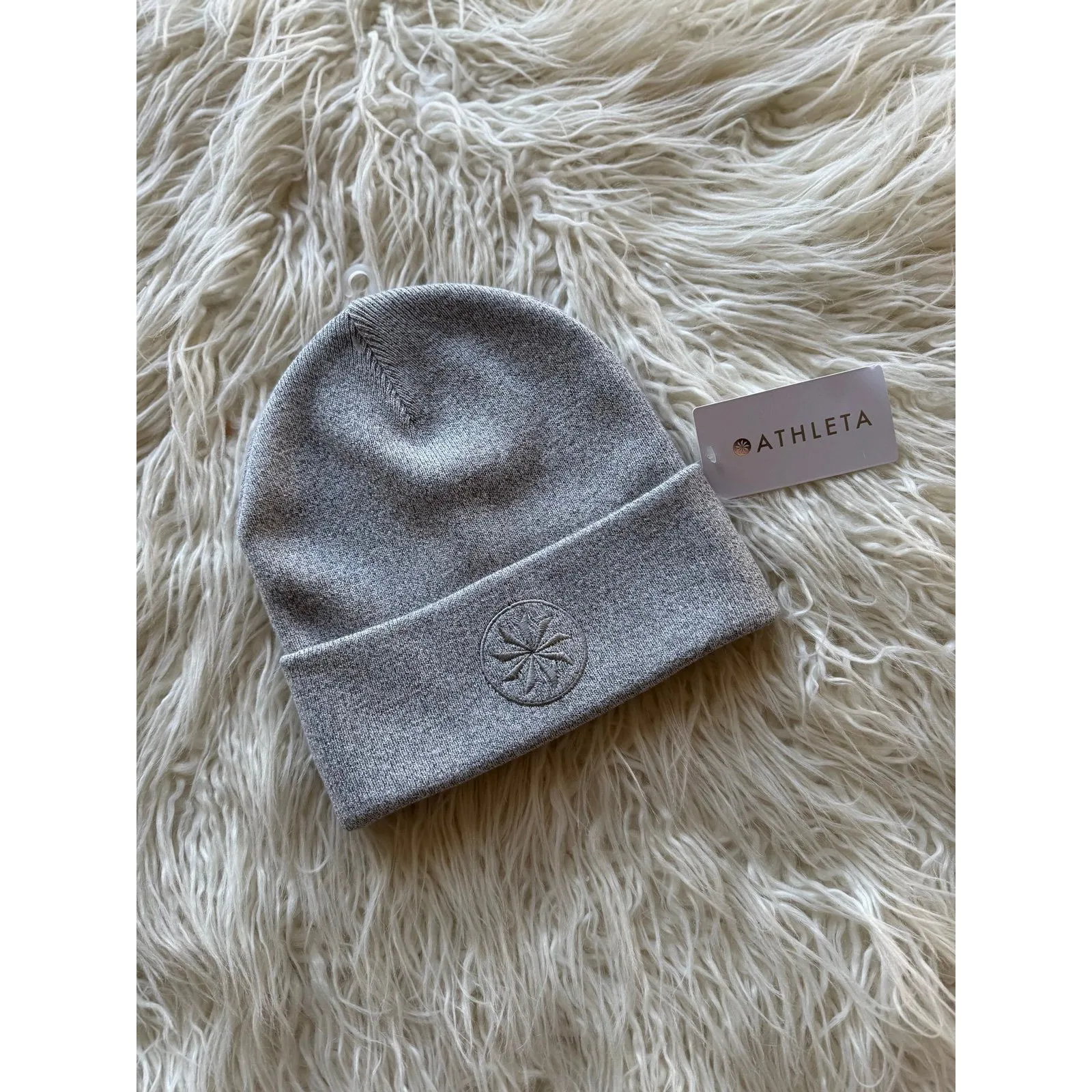 Athleta Headstart Beanie Grey One Size - Image 3