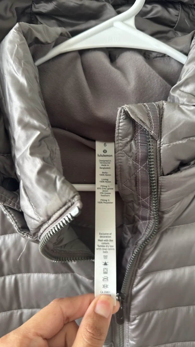 lululemon athletica Women's Brave The Cold Jacket - Gray - Image 5