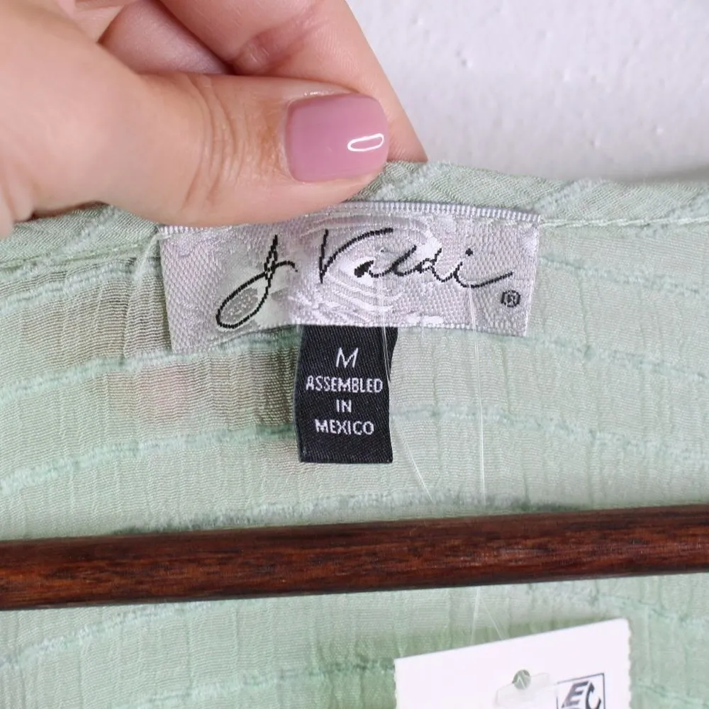 J.‎ Valdi Lace up Cover up Mini Dress in Sage M Green Size M - Image 5