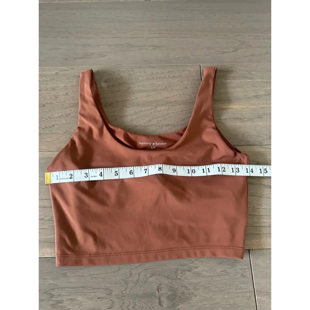 Harmony Balance Brown Sports Bra Size Small - Image 7