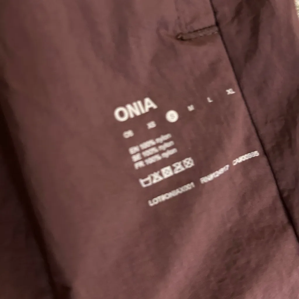 Onia Mixed-material Jogger Pants Sz S - Image 4