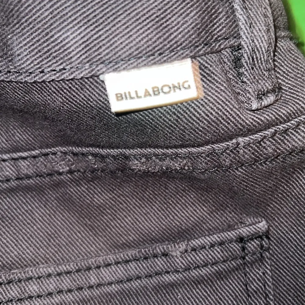Billabong Black Distressed Jean Shorts size 28 - Image 3
