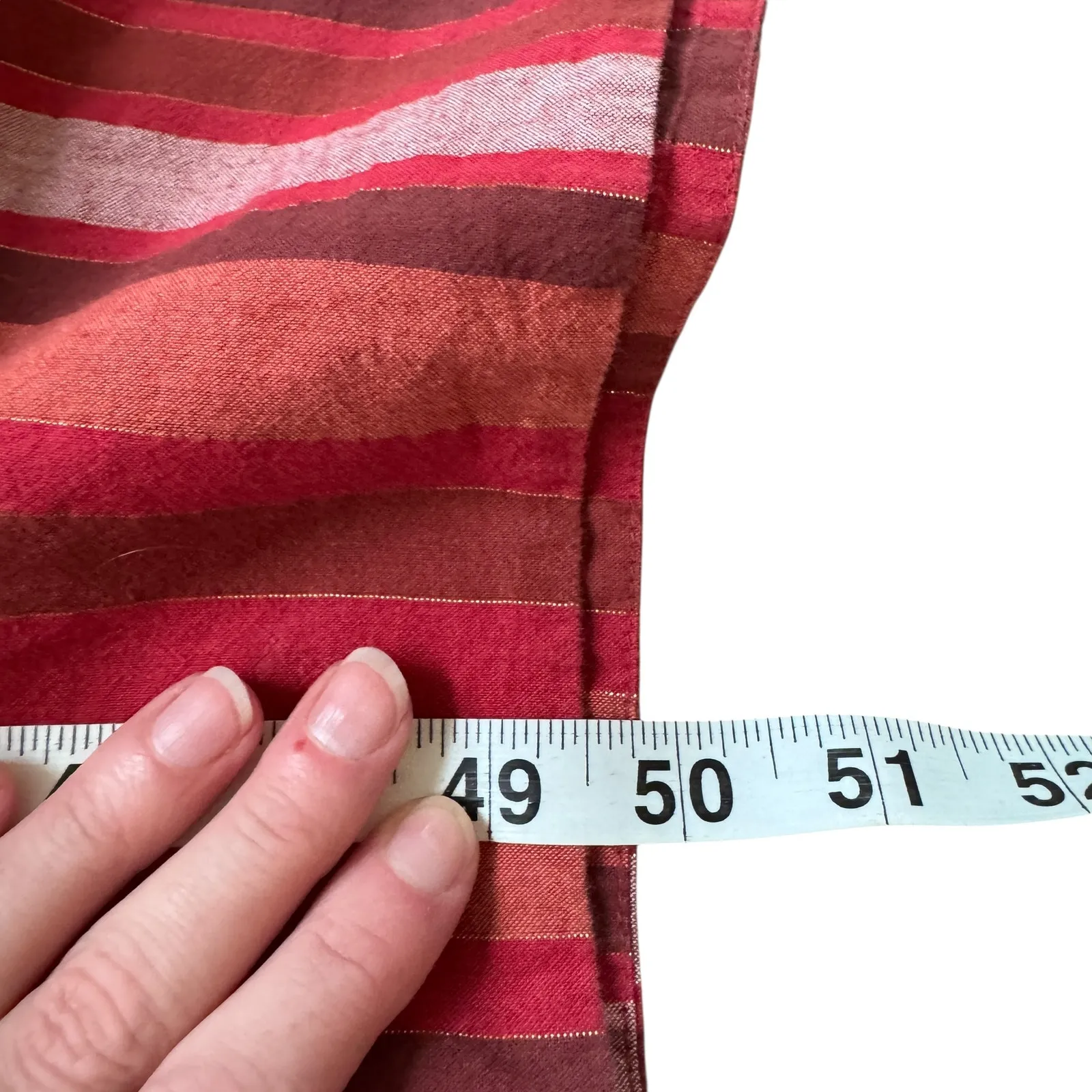 Ulla Johnson Red Stripe Midi Dress - Image 9